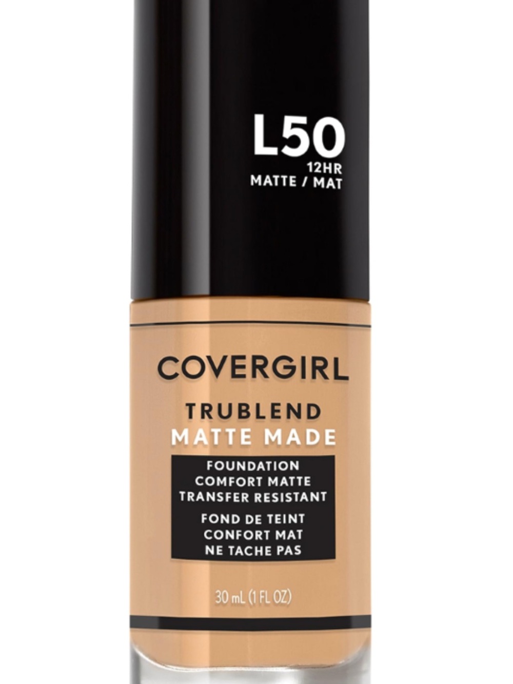 COVERGIRL TruBlend Matte Made Foundation - L50 Fair Beige NWT